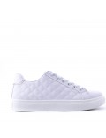 Women's faux leather sneaker