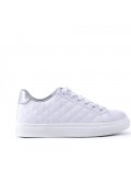 Women's faux leather sneaker