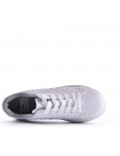 Women's faux leather sneaker