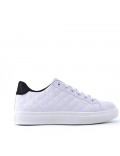 Women's faux leather sneaker