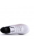 Women's faux leather sneaker