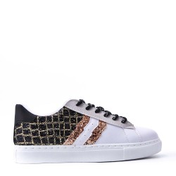 Basket material mix with lace for women