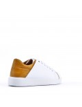 Women's faux leather sneaker