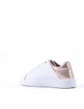 Women's faux leather sneaker