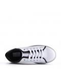 Women's faux leather sneaker