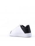 Women's faux leather sneaker