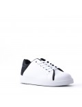 Women's faux leather sneaker