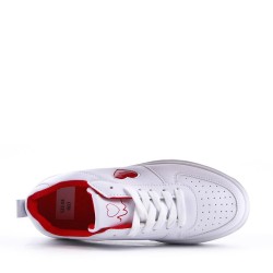 Basket en simili cuir pour femme