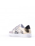 Women's mix-material sneaker without laces