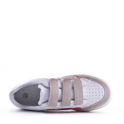 Women's mix-material sneaker without laces