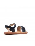 Sandale fille en simili cuir