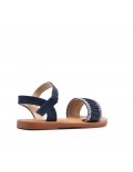 Sandale fille en simili cuir