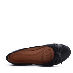 Women's mocassin in faux leather