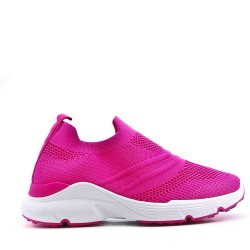 Basket en textile pour femme