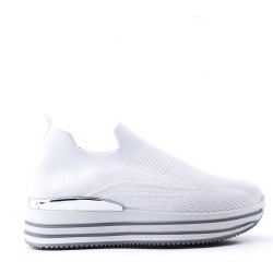 Basket en textile pour femme