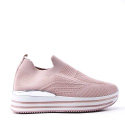 Basket en textile pour femme