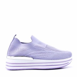 Basket en textile pour femme