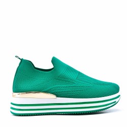 Basket en textile pour femme