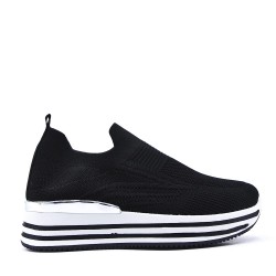 Basket en textile pour femme