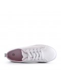 Women's faux leather sneaker