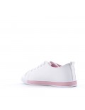 Women's faux leather sneaker