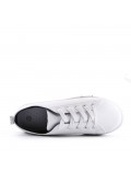 Women's faux leather sneaker