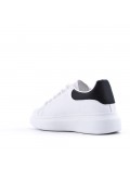 Women's faux leather sneaker