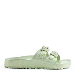 Slip en materiales mixtos para mujer