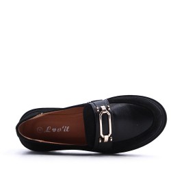 Derby en simili cuir 