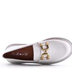 Derby en simili cuir 