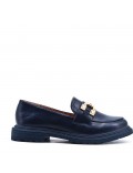 Faux leather derby
