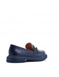 Faux leather derby