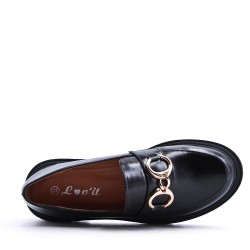 Derby en simili cuir 