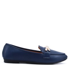 Mocassin en simili cuir pour femme
