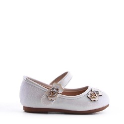 Girl's ballerina in faux leather