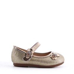 Ballerine fille en simili cuir 