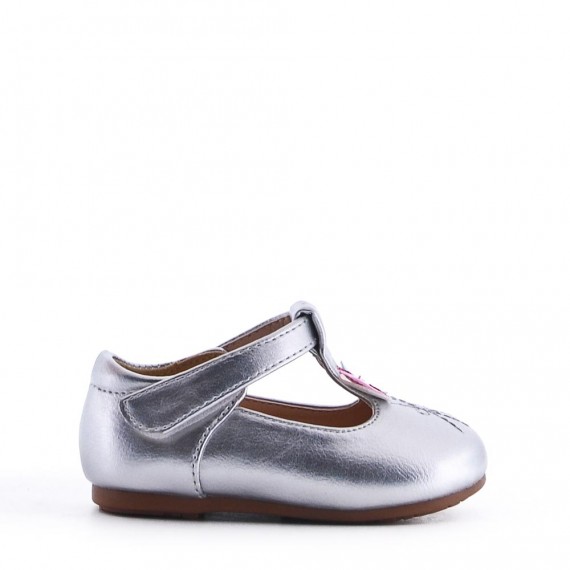 Ballerine fille en simili cuir 