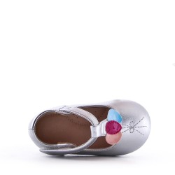 Ballerine fille en simili cuir 