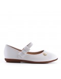 Ballerine fille en simili cuir 