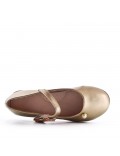 Ballerine fille en simili cuir 