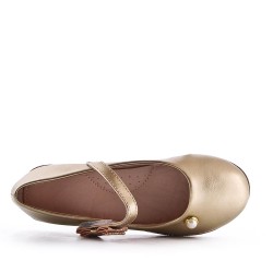 Ballerine fille en simili cuir 