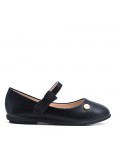 Ballerine fille en simili cuir 