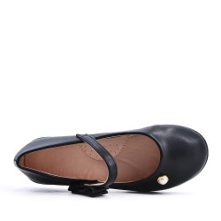 Ballerine fille en simili cuir 