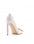 Women's faux leather heeled pumps