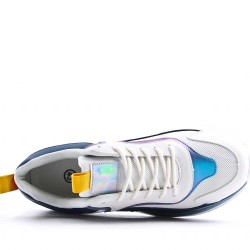 Zapatillas de baloncesto para hombre con cordones de materiales mixtos