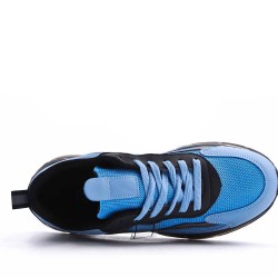 Zapatillas de baloncesto para hombre con cordones de materiales mixtos