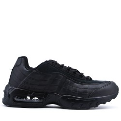 Zapatillas de baloncesto para hombre con cordones de materiales mixtos