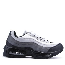 Zapatillas de baloncesto para hombre con cordones de materiales mixtos