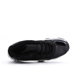 Zapatillas de baloncesto para hombre con cordones de materiales mixtos