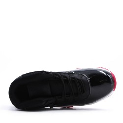 Zapatillas de baloncesto para hombre con cordones de materiales mixtos